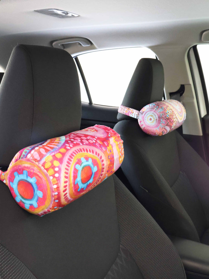 Let's Collect Seashells - Car Neck Pillow
