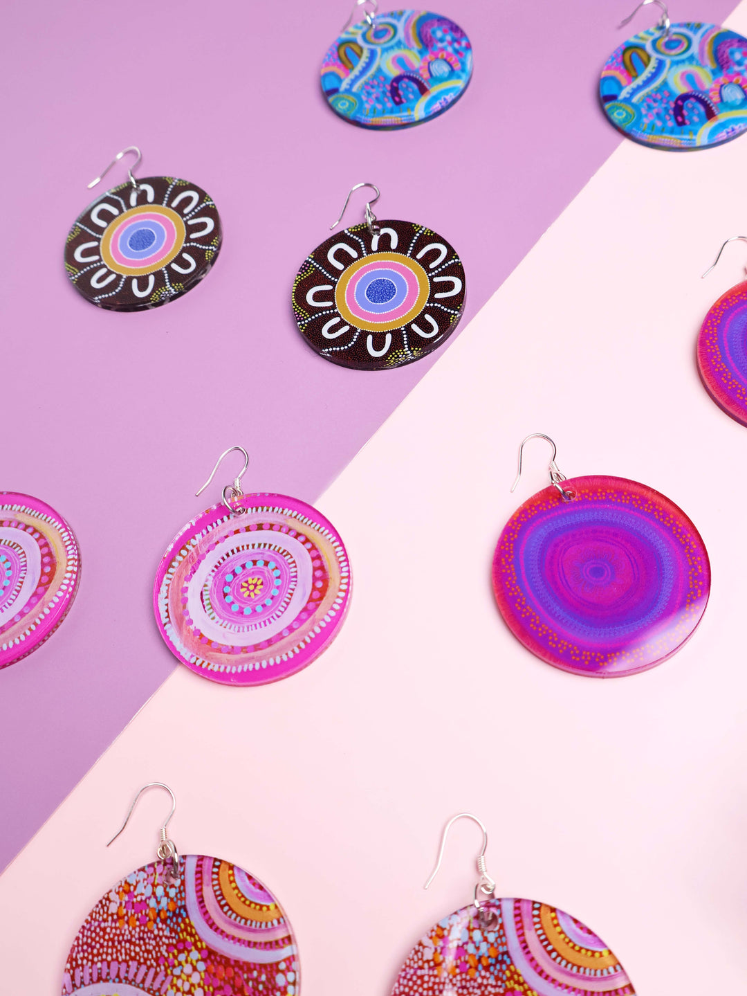 Family Journey - Round Earrings