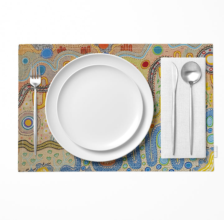 MOORT (FAMILY) - Linen Blend Placemats (6 Pack)