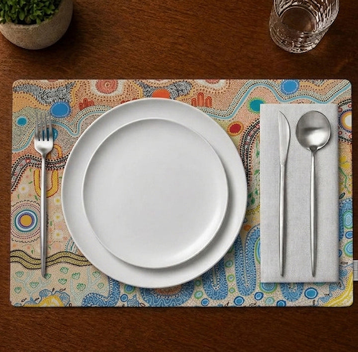 MOORT (FAMILY) - Linen Blend Placemats (6 Pack)