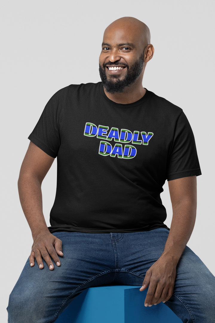 Deadly Dad (Island Style) - Men's Oversized Tee