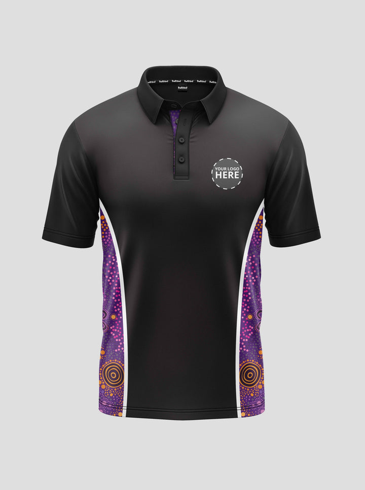 Purple Desert Flower - Men's Corporate Polo