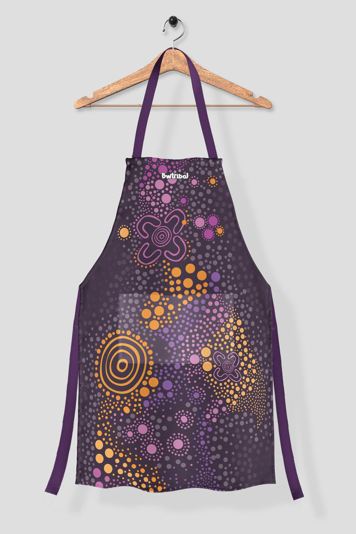 Purple Desert Flower - Apron