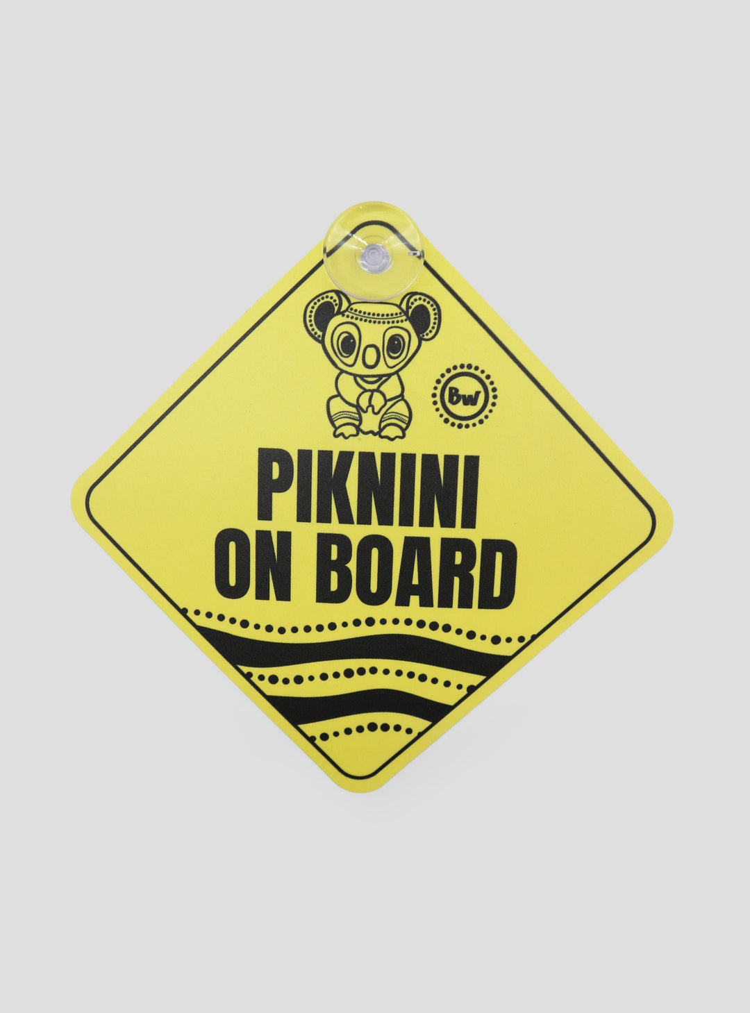 Piknini On Board - Car Sign
