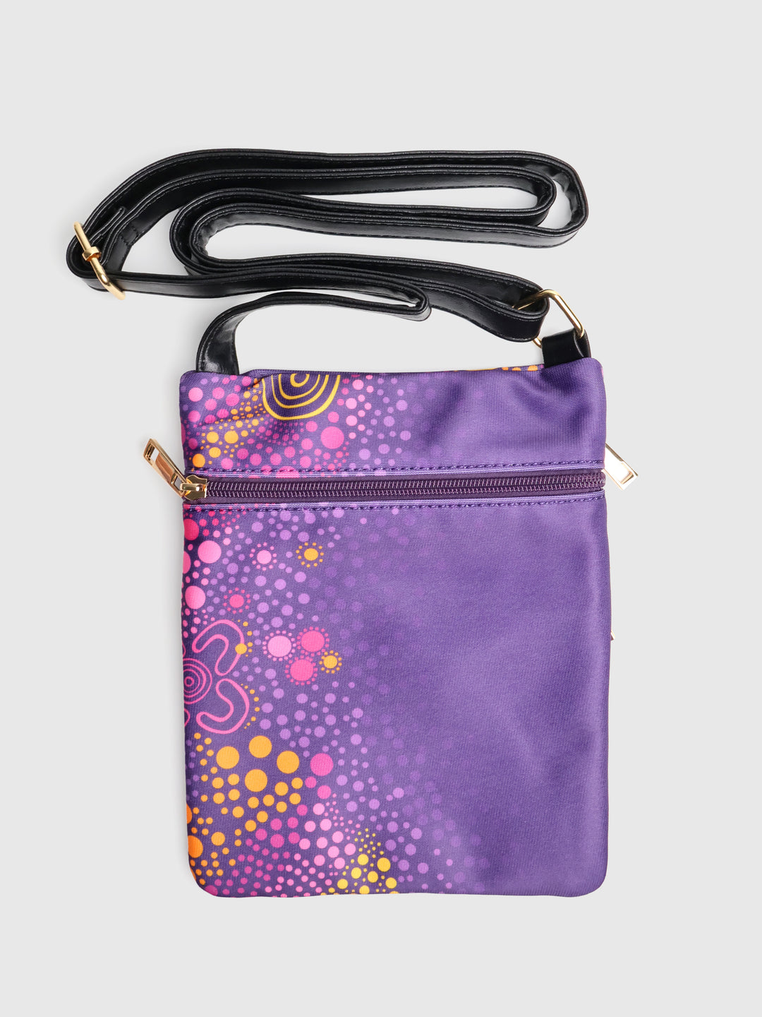 Purple Desert Flower - Crossbody Bag