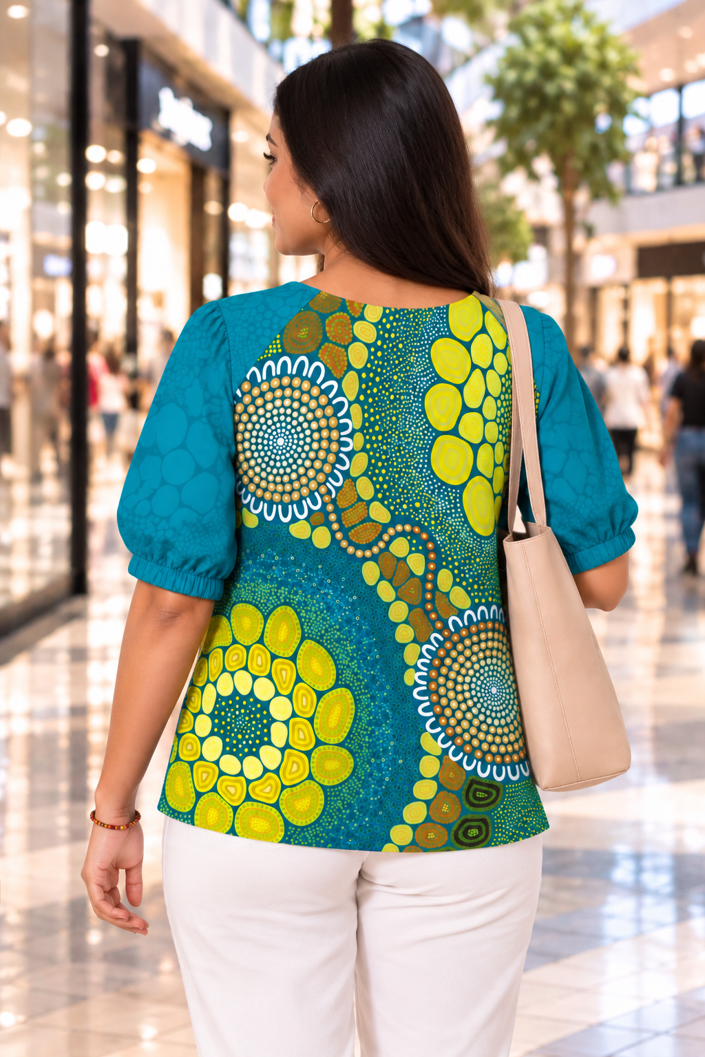 Ripple Effect - 3/4 Sleeve Blouse