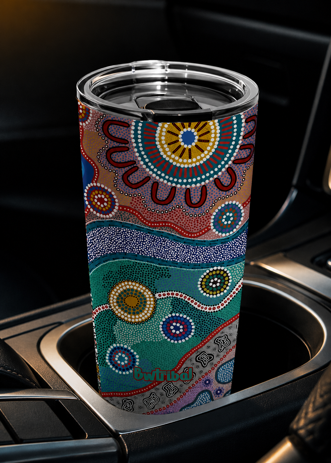 ROCKPOOLS - Vacuum Tumbler (20oz) Insulated with Magnetic Lid