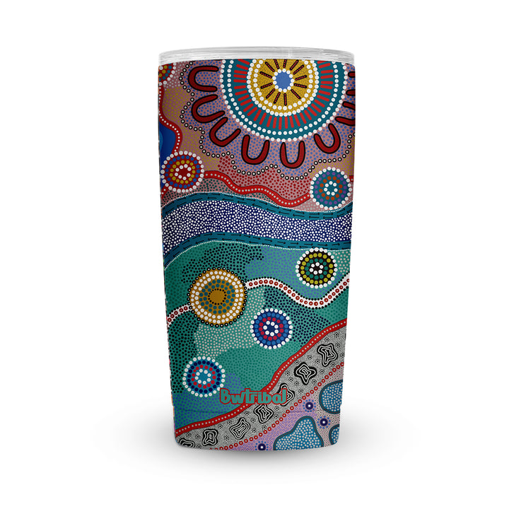 ROCKPOOLS - Vacuum Tumbler (20oz) Insulated with Magnetic Lid