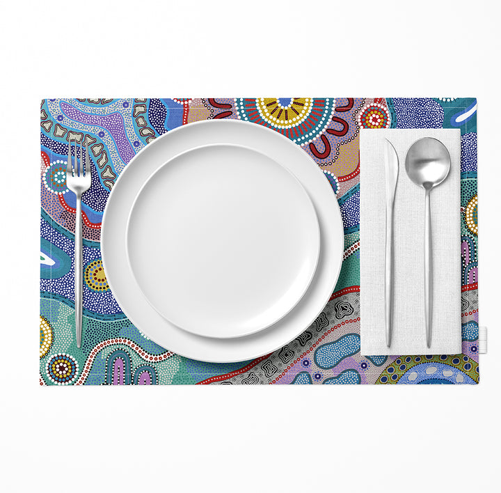 ROCKPOOLS - Linen Blend Placemats (6 Pack)