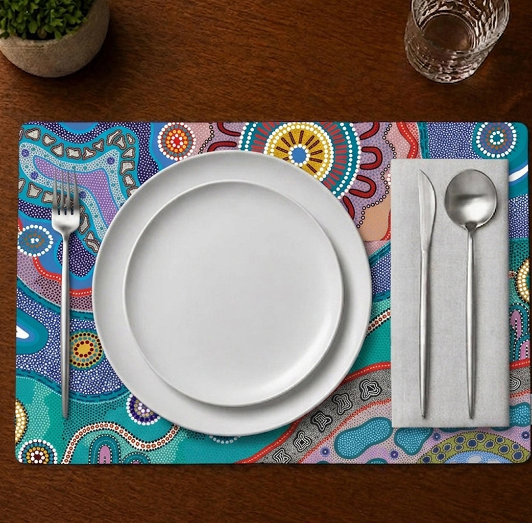 ROCKPOOLS - Linen Blend Placemats (6 Pack)