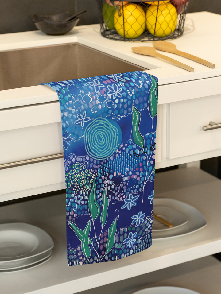 Sacred Water - Cotton Crepe Tea Towel