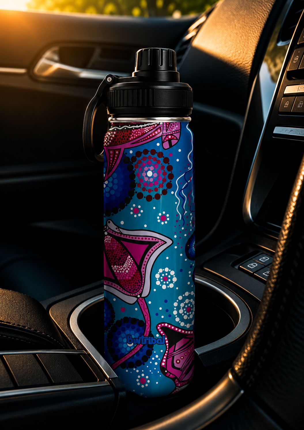 Sea Beauty - Vacuum Insulated Water Bottle (18oz)