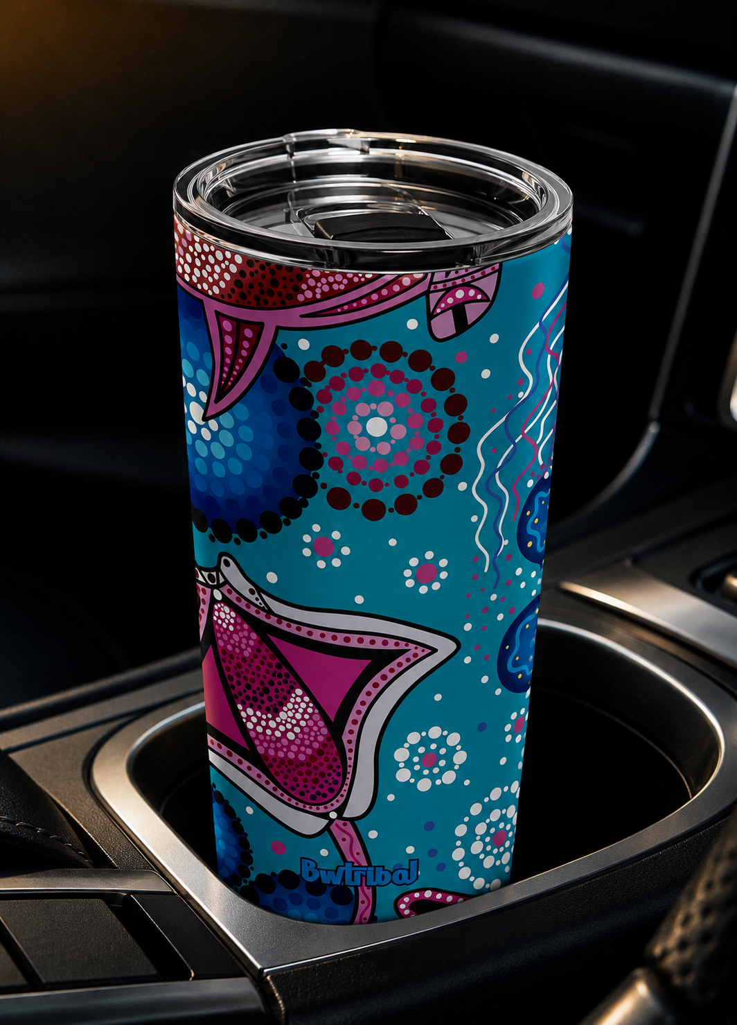 Sea Beauty – Vacuum Tumbler (20oz) Insulated with Magnetic Lid