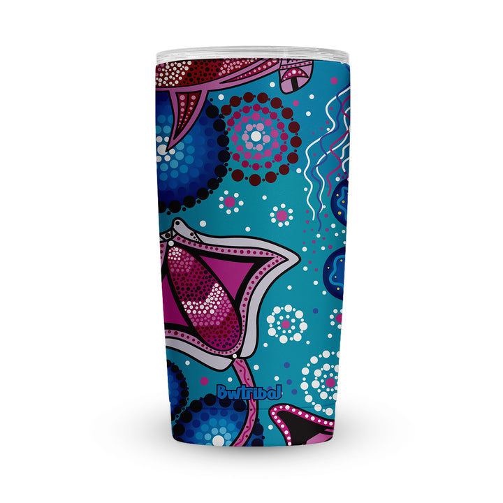 Sea Beauty – Vacuum Tumbler (20oz) Insulated with Magnetic Lid
