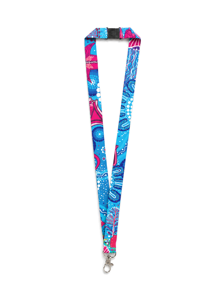 SEA BEAUTY - LANYARD + PHONE CLIP