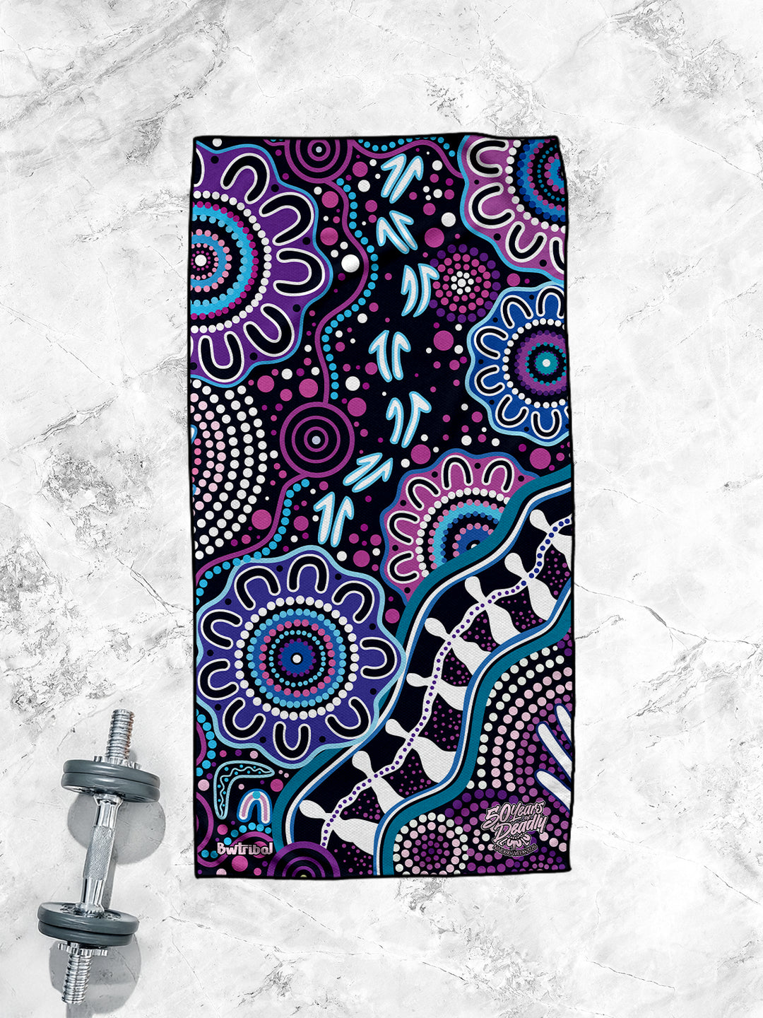 Stronger Together - NAIDOC 2026 Waffle Fabric Gym Towel