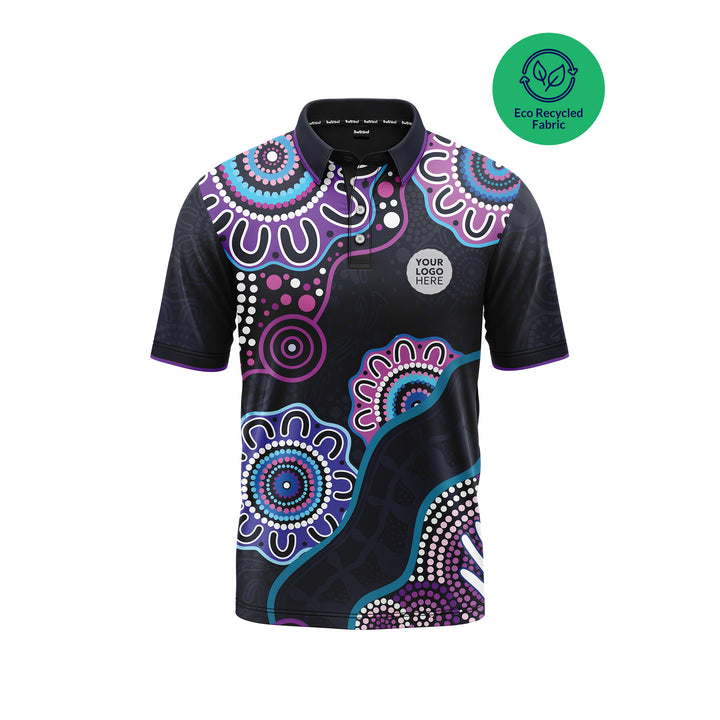 Stronger Together - Signature - Eco  - NAIDOC 26 Men's Custom Polo