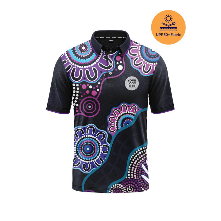 Stronger Together - Signature - UPF50 - NAIDOC 26 Men's Custom Polo