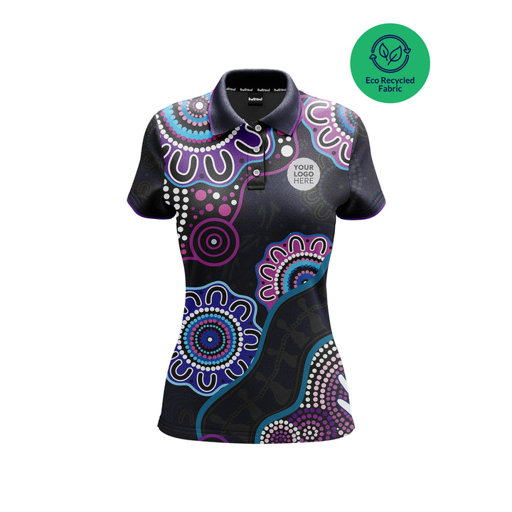 Stronger Together - Signature - Eco - NAIDOC 26 Women's Custom Polo