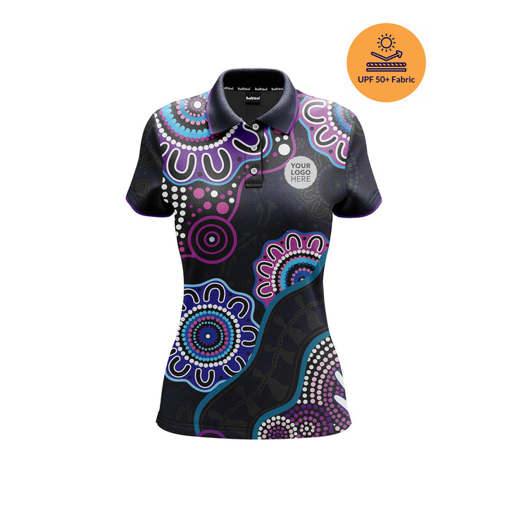Stronger Together - Signature - UPF50 - NAIDOC 26 Women's Custom Polo