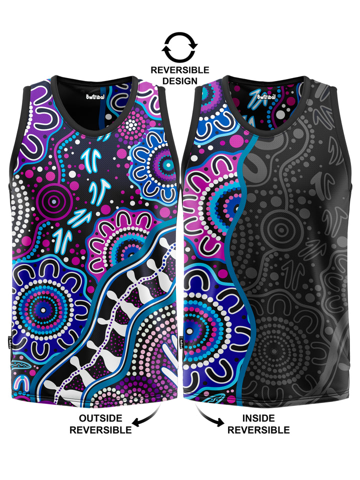 Stronger Together - Reversible Singlet -  2 Designs in 1