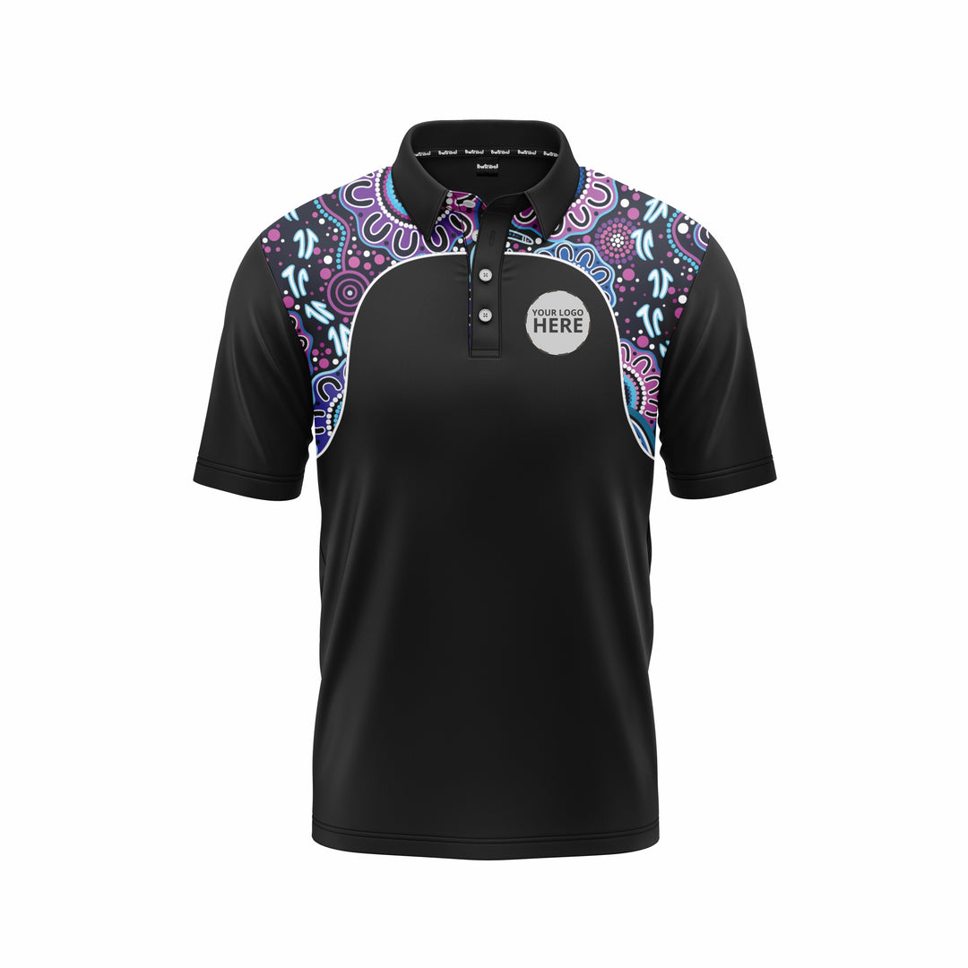 Stronger Together - Bamboo - NAIDOC 26 Men's Custom Polo