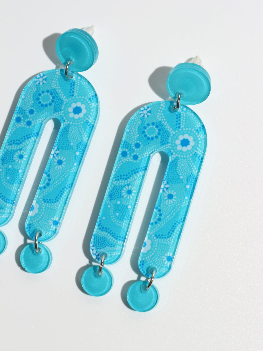 Nadyung (Healing Water) - Statement Drop Earrings