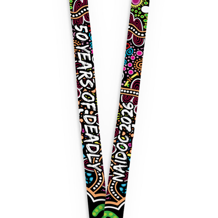 Still We Rise, Still We Shine - NAIDOC 2026 LANYARD with Phone Tether
