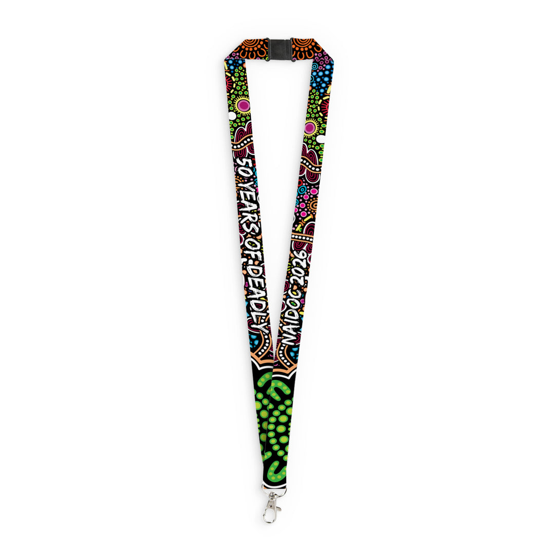 Still We Rise, Still We Shine - NAIDOC 2026 LANYARD with Phone Tether