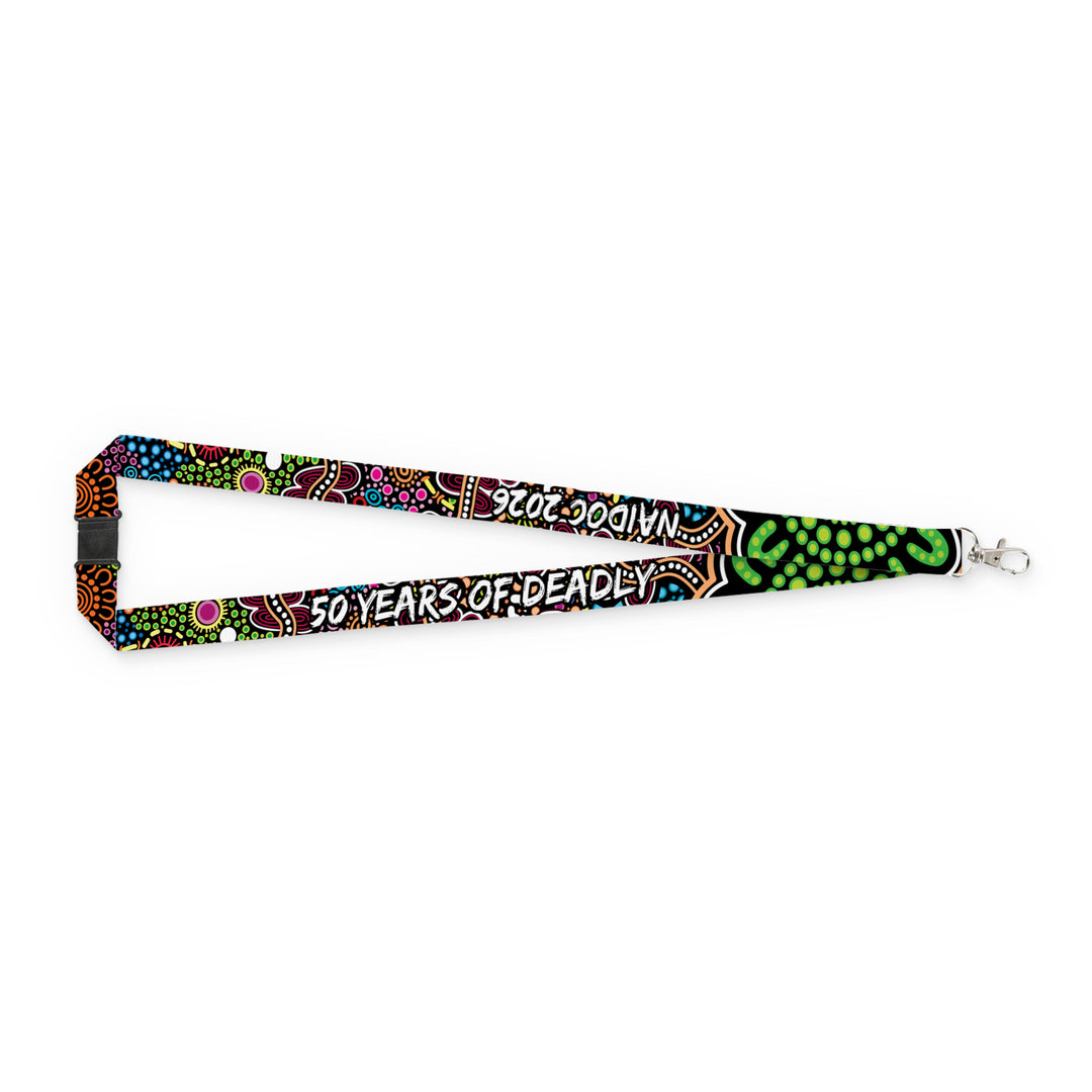 Still We Rise, Still We Shine - NAIDOC 2026 LANYARD with Phone Tether