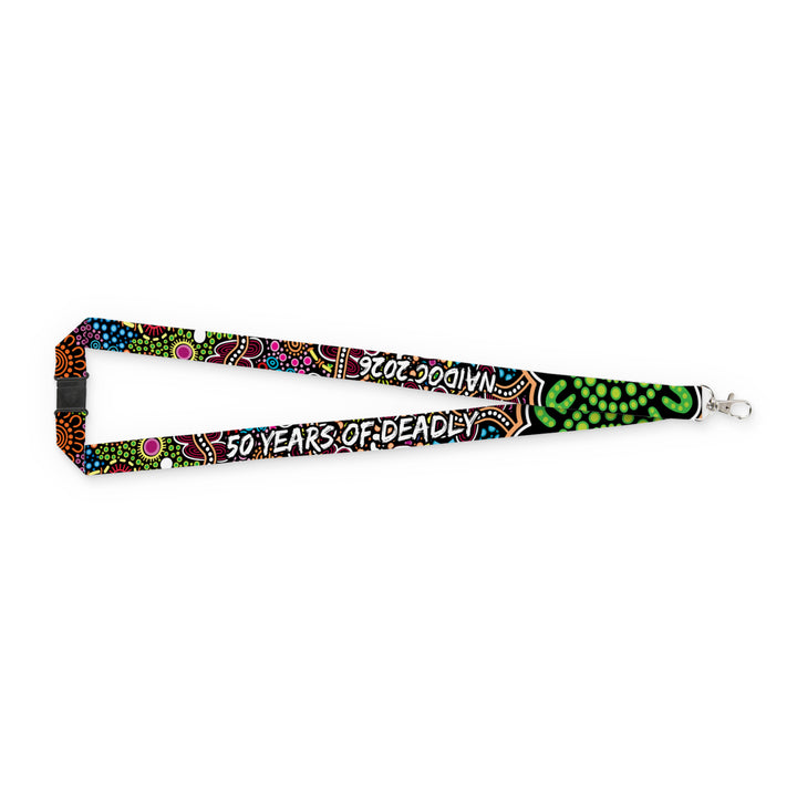 Still We Rise, Still We Shine - NAIDOC 2026 LANYARD with Phone Tether