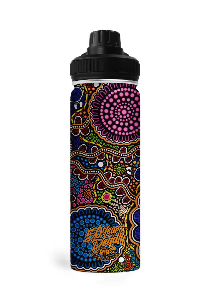 Still We Rise, Still We Shine - NAIDOC 2026 Bottle with Magnetic Booster Ring (18oz)