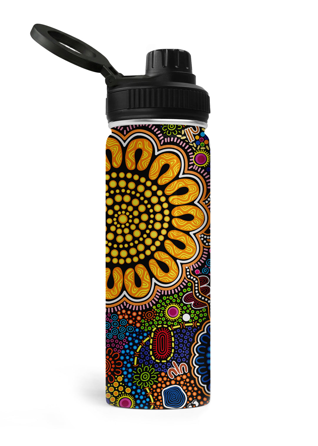 Still We Rise, Still We Shine - NAIDOC 2026 Bottle with Magnetic Booster Ring (18oz)