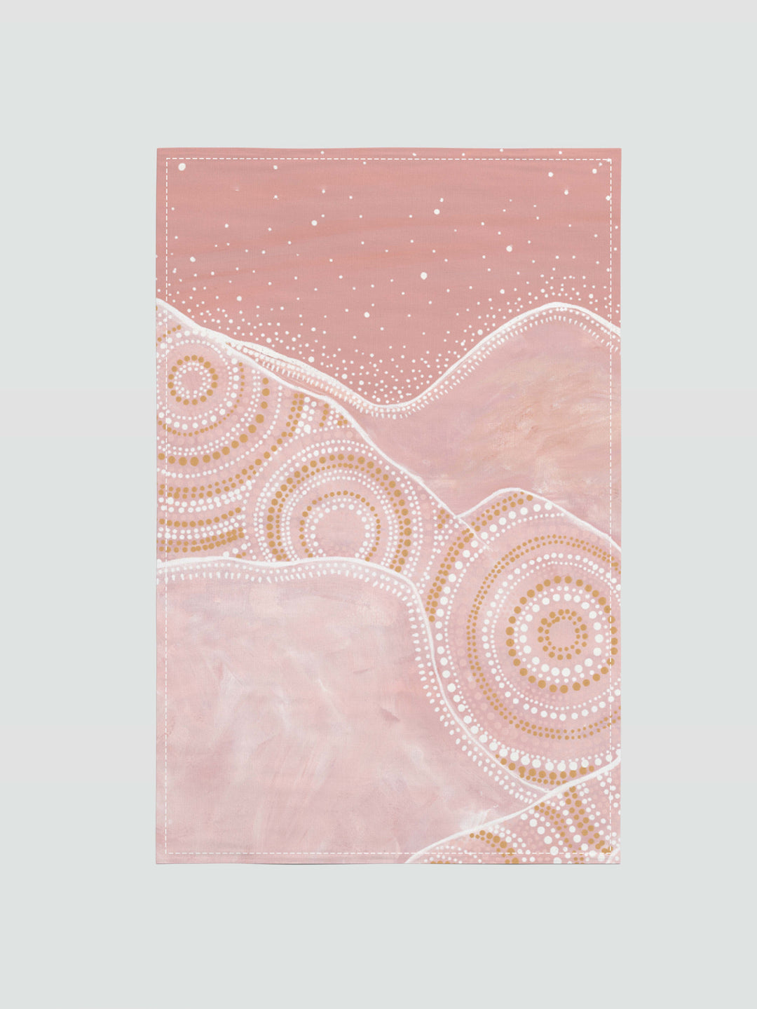 Strength Of The Mountains - Cotton Crepe Tea Towel