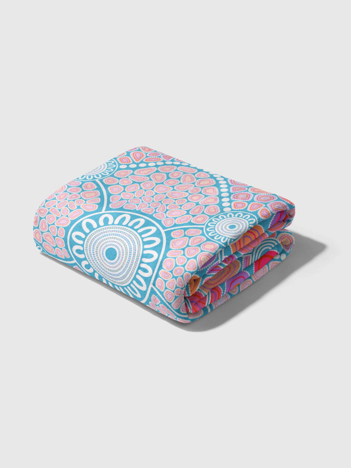 Warranggal Warruwi (Strong Pathway)  - NAIDOC 2025 Throw Rug / Throw Blanket
