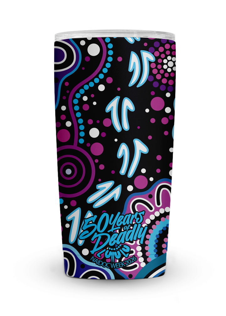 Stronger Together – NAIDOC 2026 Vacuum Insulated Magnetic Lid Tumbler (20oz)