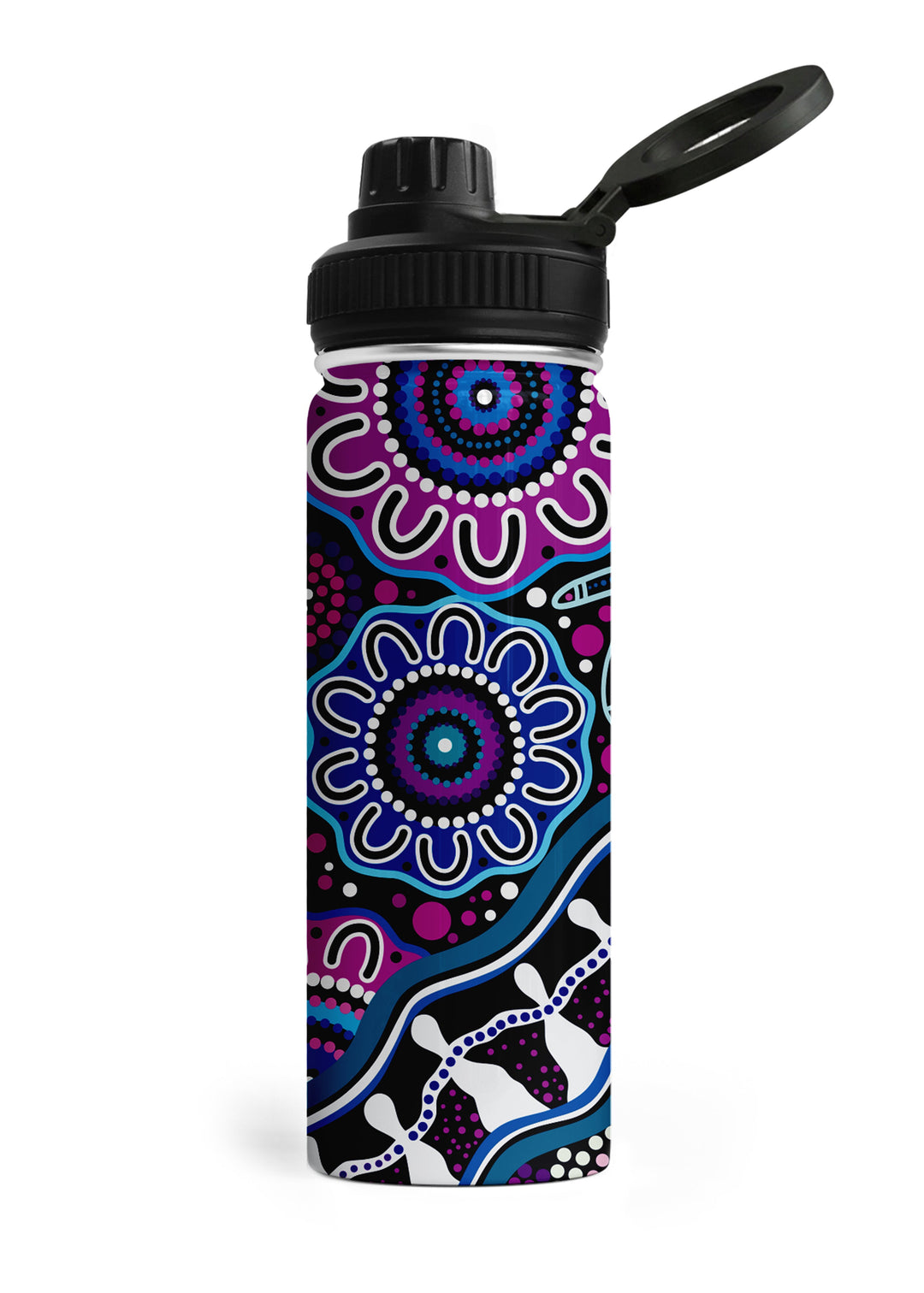 Stronger Together - NAIDOC 2026 Bottle with Magnetic Booster Ring (18oz)