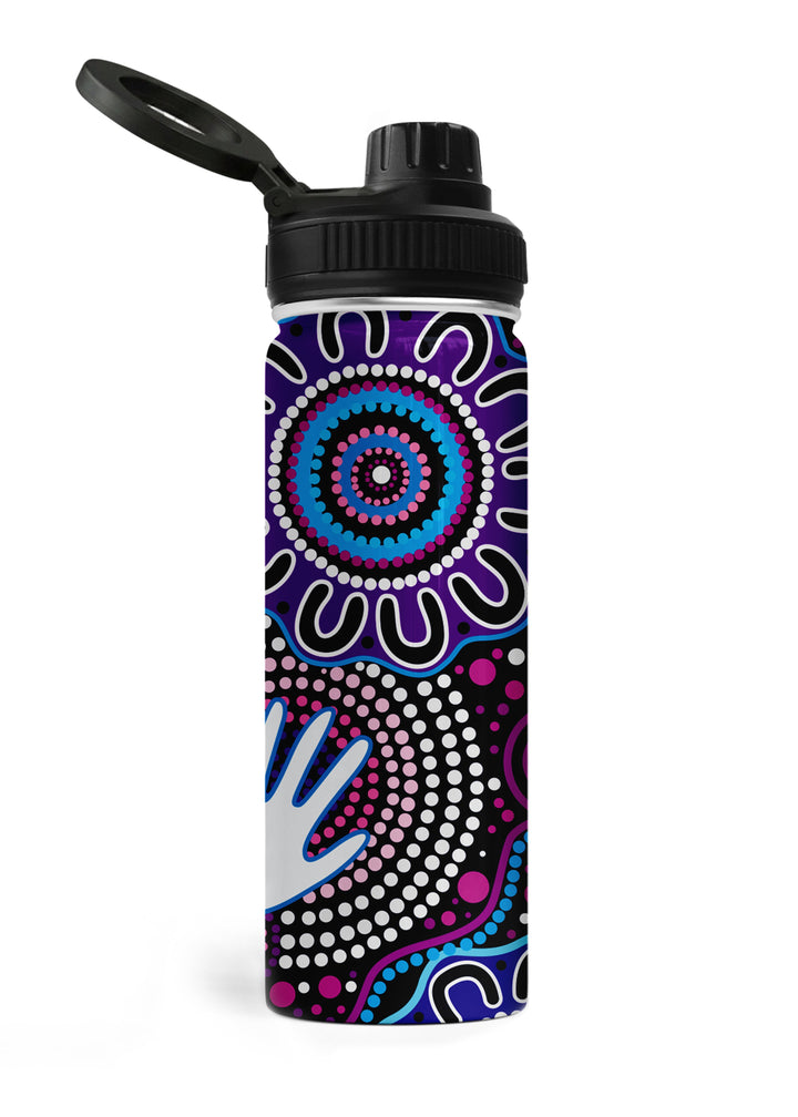 Stronger Together - NAIDOC 2026 Bottle with Magnetic Booster Ring (18oz)