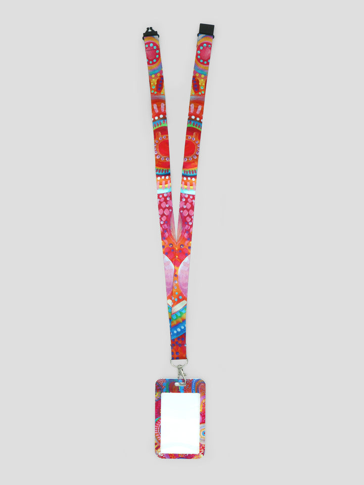 Sunset Desert - Lanyard + Card Holder Set