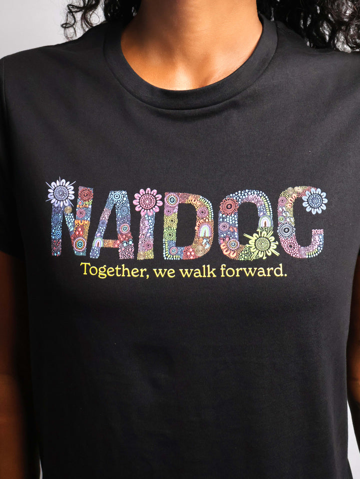 Together, We Walk Forward - NAIDOC 2025 Women’s T-Shirt