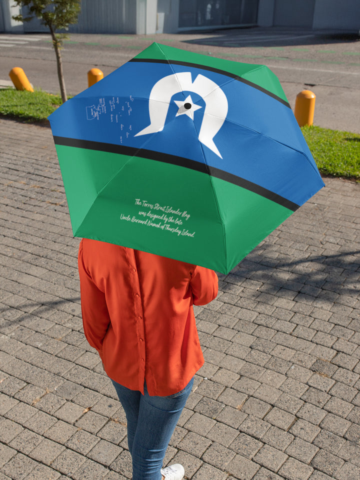 Torres Strait Islander Flag - Umbrella