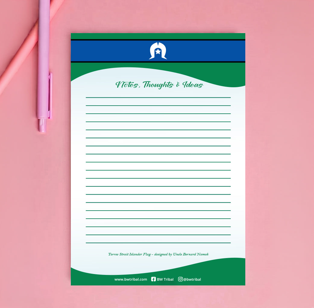 Torres Strait Islander Flag  - Notepad