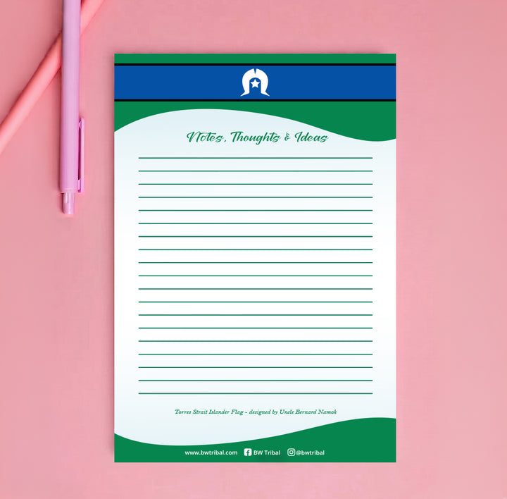 Torres Strait Islander Flag  - Notepad