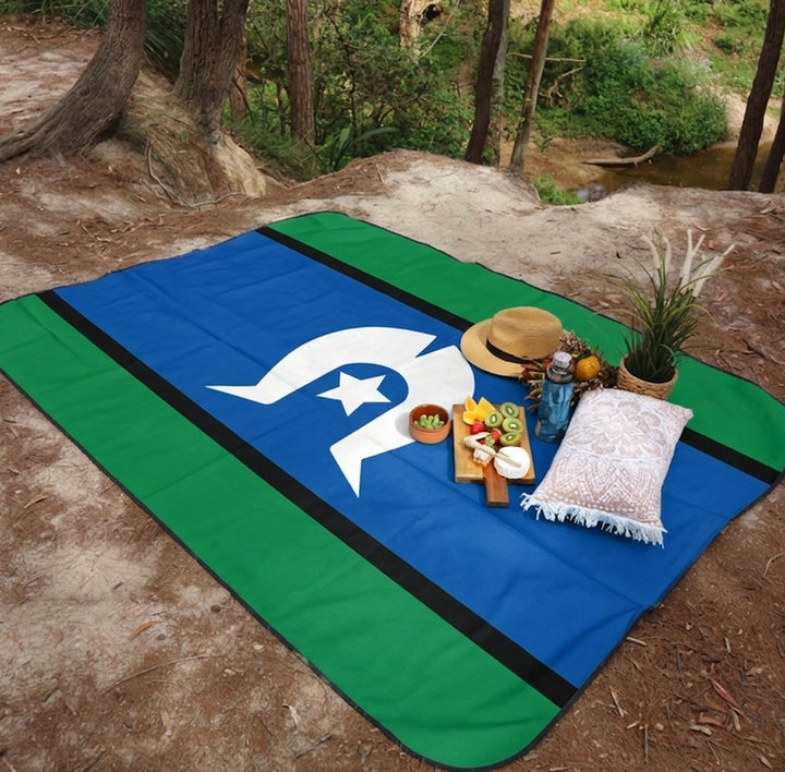TORRES STRAIT ISLANDER FLAG - PICNIC MAT