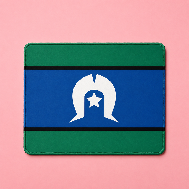 TORRES STRAIT ISLANDER FLAG - Mouse Pad