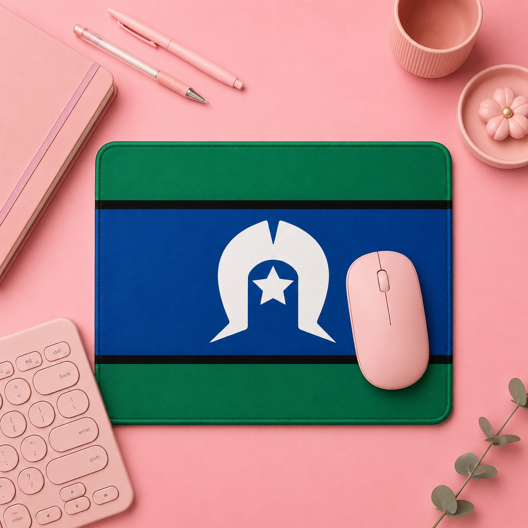 TORRES STRAIT ISLANDER FLAG - Mouse Pad