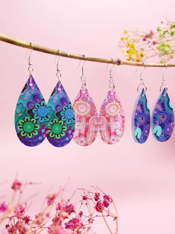 Family Strength - Tear Drop Earrings