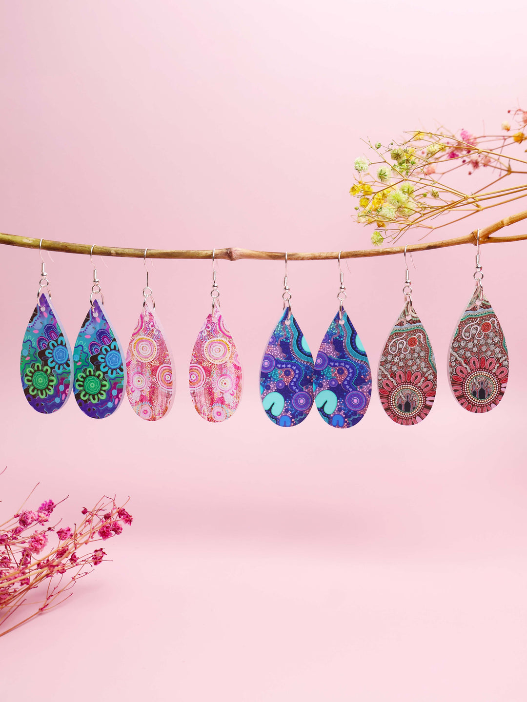 Family Strength - Tear Drop Earrings