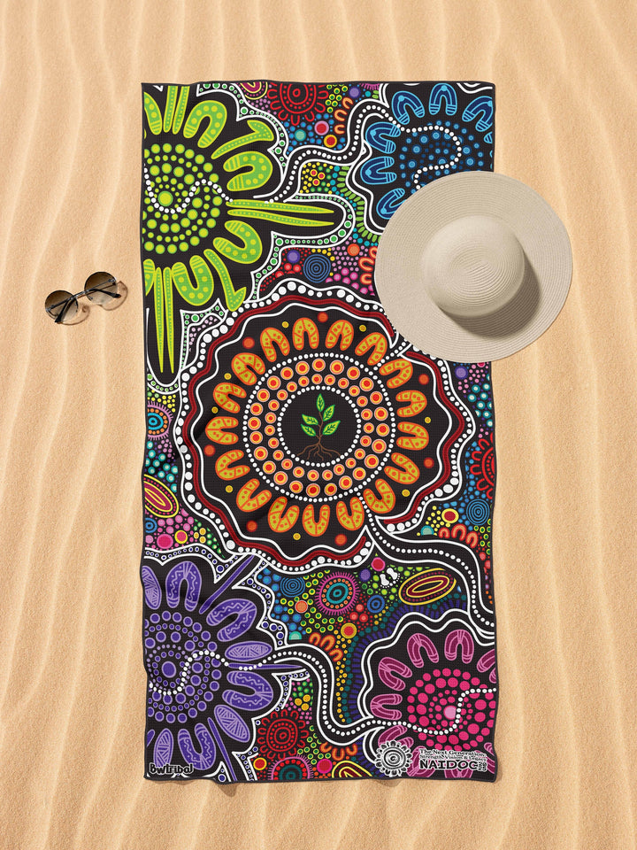 The Next Generation - NAIDOC 2025 Sand-Free Beach Towel