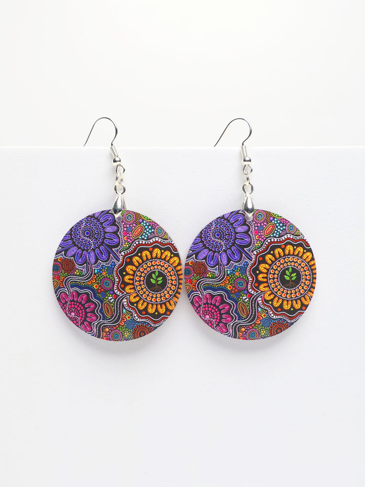 The Next Generation - NAIDOC 2025 Round Earrings